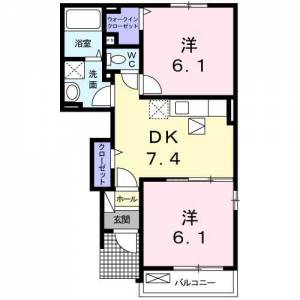 アルバ　I 105の間取り画像