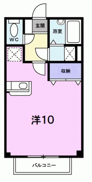 フォレスタ・Ｔ2 205の間取り画像