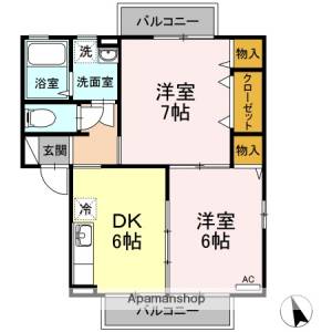 サンライズ　ハイツ　ＭＫ 205の間取り画像