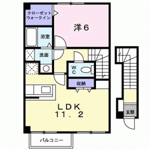 ウィッシュII 202の間取り画像