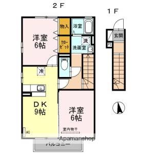 モダンセジュール　Ｋ 205の間取り画像