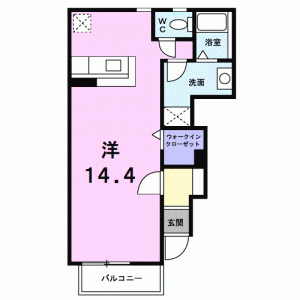 ウィッシュI 102の間取り画像