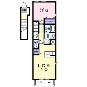 チェリッシュI 201の間取り画像