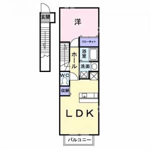 プラシードカーサII 201の間取り画像