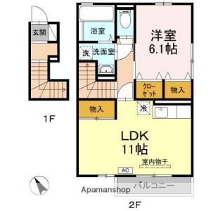 モダンセジュールＭ 201の間取り画像