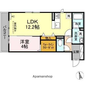 Ｄーｒｏｏｍ元町 202の間取り画像