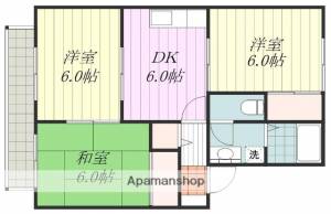 グランドール安田　Ａ棟 202の間取り画像