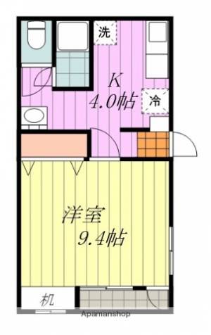 南海ハイツ（北条）I 205の間取り画像