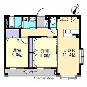 フォブールグランシャリオ 103の間取り画像