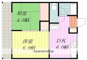 第二古照荘 201の間取り画像