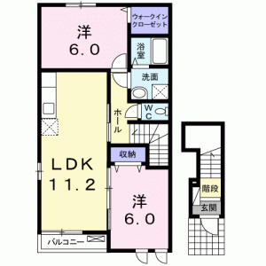 ＨＩＭＡＷＡＲＩ 201の間取り画像