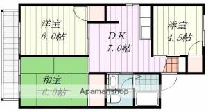 メゾン堀川　Ｂ棟 101の間取り画像