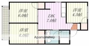 メゾン堀川　Ｂ棟 201の間取り画像