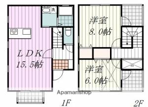 Ｔｈｉｃｋ，Ｊｏｙ空港Ｖｉｌｌａｇｅ2 Eの間取り画像