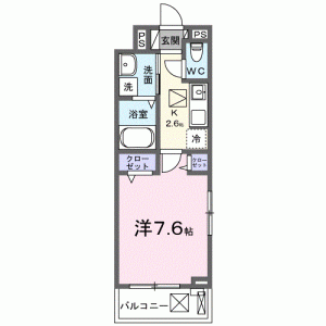 クレール 101の間取り画像