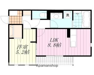 リアンみゆき 203の間取り画像