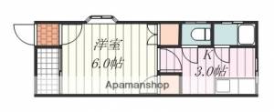 コーポ中野 101の間取り画像