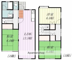 カーサ会津 Dの間取り画像