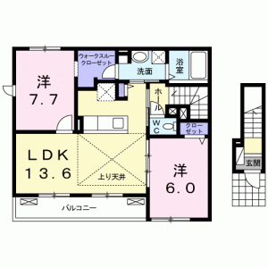 ドリーム・シャトーＫ・III 201の間取り画像