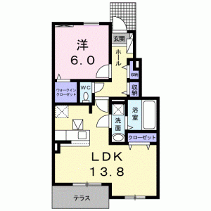 さくら　II 102の間取り画像