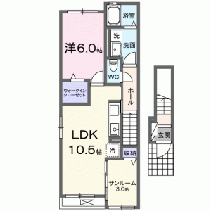 アーバンヒルズI 201の間取り画像