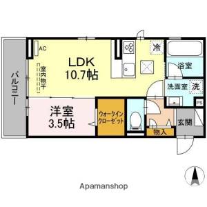 フェリエVI 102の間取り画像