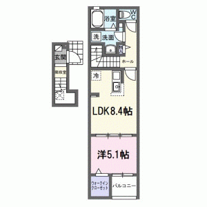 グリーンハイツ 207の間取り画像