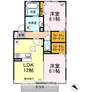 Ｇｒａｎｄ－ｒｏｏｍ朝日ヶ丘 101の間取り画像