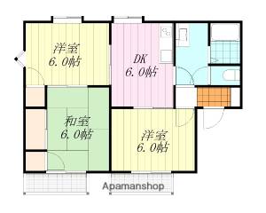 レジデンス山越Ａ棟 201の間取り画像