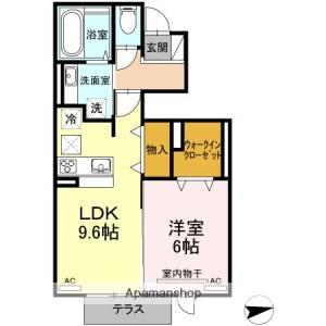 クレールＭ2 102の間取り画像