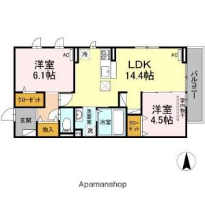 マノワール南町 101の間取り画像