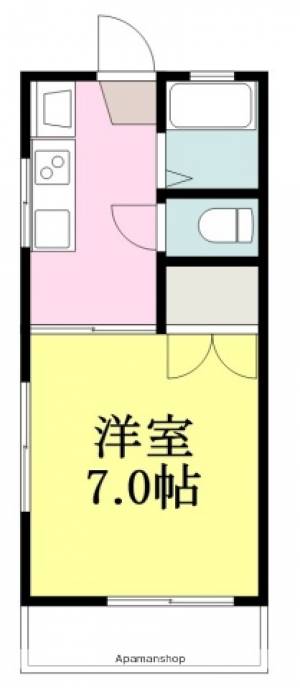 ハイツ大本 203の間取り画像