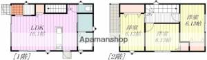 デタッチドハウス古三津　2号 1の間取り画像