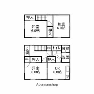 山内一戸建 7の間取り画像