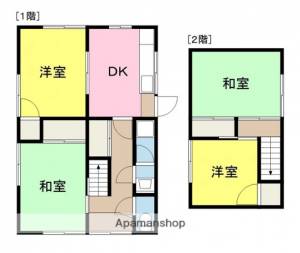 吉岡一戸建　5号 1の間取り画像