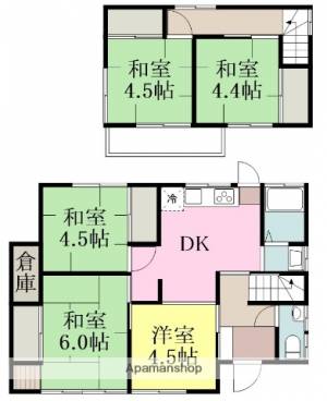 道後喜多町借家 1の間取り画像