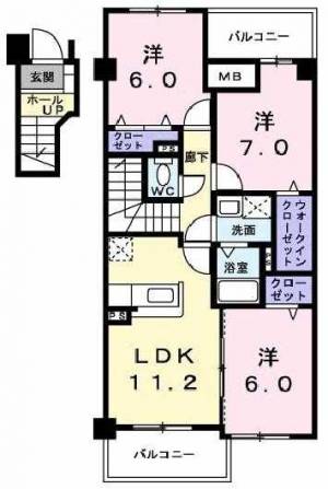 ビサイド・スリー 205の間取り画像