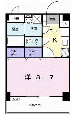 モンシェモア・Ⅱ 501の間取り画像