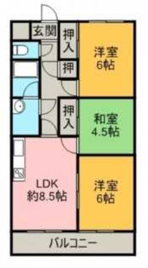 ファミール徳常 142の間取り画像