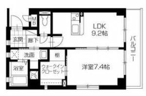 スカール桜木 105の間取り画像