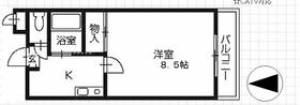 コーンハイツⅠ 205の間取り画像