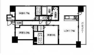 田所ヒルズ 402の間取り画像