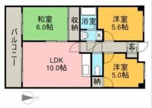 アサヒパレス港町 143の間取り画像