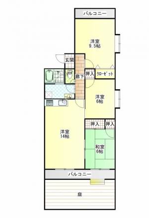 ロイヤルメゾン 111の間取り画像