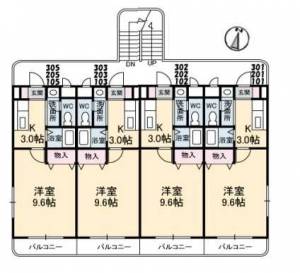 エストゥディオKATO 301の間取り画像