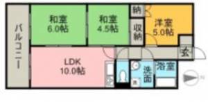 イーストヒルズ 162の間取り画像