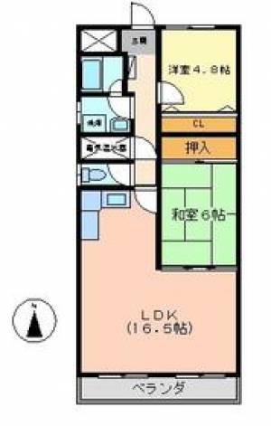 ベルトピア新居浜 2095の間取り画像