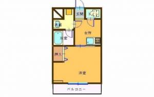 コンフォートメゾンNAGI 303の間取り画像