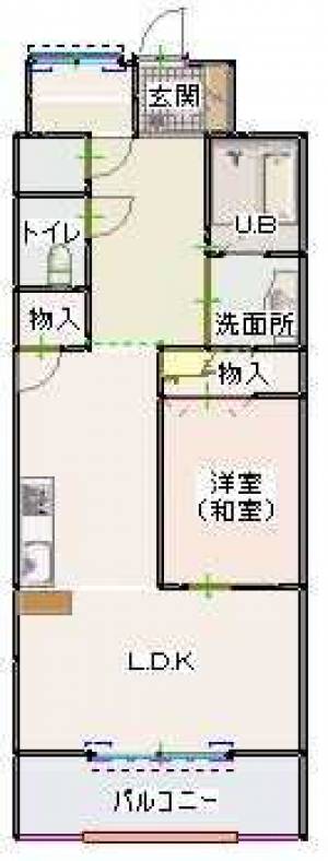 ラベンダーヒルズ 106の間取り画像