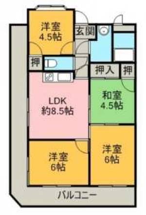 ファミール徳常 131の間取り画像